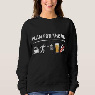 Sweatshirt Panier de golf Frisbee Golf Frolf Bière café Frolf