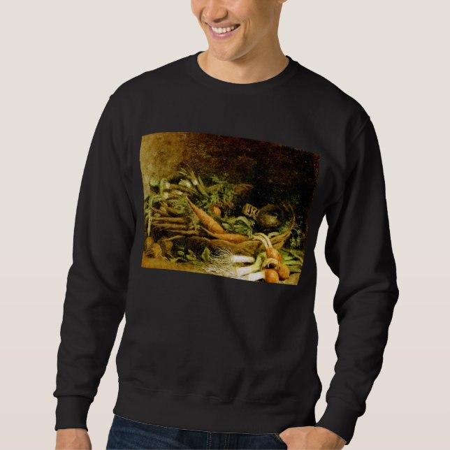 Sweatshirt Panier de légumes Van Gogh Art (Devant)