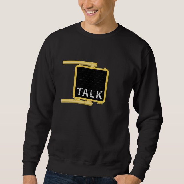 Sweatshirt Panneau de signalisation New York Crosswalk (Devant)