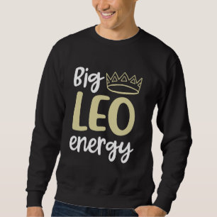 Sweatshirt Panneau Leo Queen Zodiac Big Leo Energy pour femme