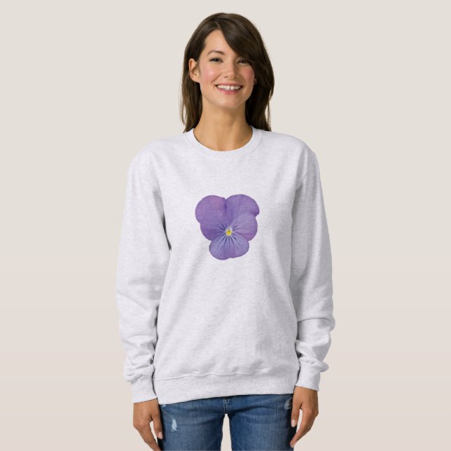 Sweatshirt Pansy long manches (Devant entier)