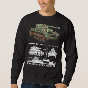 Sweatshirt Panzer Iv 2ème guerre mondiale - Diagramme Infogra