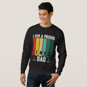 Sweatshirt Papa de hockey fier