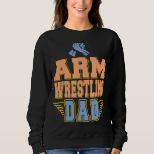 Sweatshirt Papa de la lutte contre le bras présent