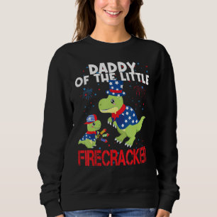 Sweatshirt Papa De La Petite Pirate Patriotique Tre Mignonne
