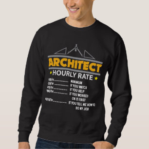 Sweatshirt Papa drôle de taux horaire de bricoleur