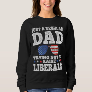 Sweatshirt Papa Essaie De Ne Pas Élever Des Lunettes De Solei