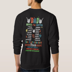 Sweatshirt Papa La Fatherhood Tour Cool moderne tendance