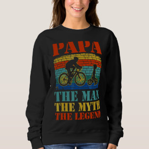 Sweatshirt Papa L'Homme Le Mythe La Légende Amusant Papa Plai