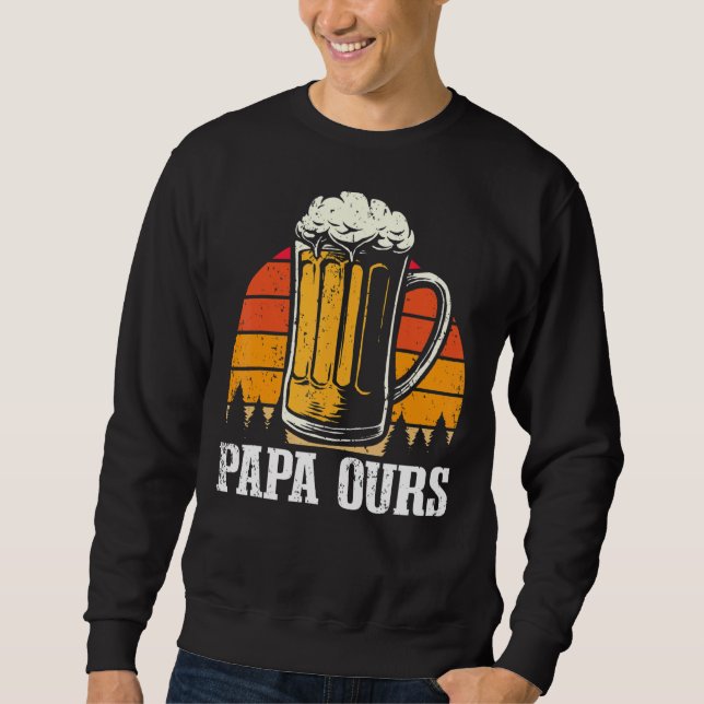 Sweatshirt Papa Notre Père Et Ich Beste Freunde Für Leben B (Devant)