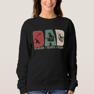 Sweatshirt Papa Pères Soudeurs Mythes Légende Vêtements