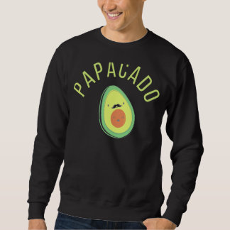 Sweatshirt Papacado Un Père Avocado Avec Enfant