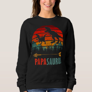 Sweatshirt Papasaurus T Rex Dinosaur papa Saurus Family Match