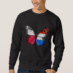 Sweatshirt Papillon du drapeau néerlandais polonais