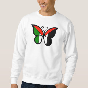 Sweatshirt Papillon en Palestine couleurs du drapeau du pays
