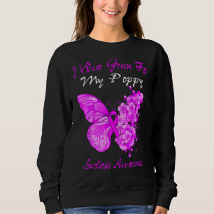 Sweatshirt Papillon Je Porte Le Vert Pour Ma Scoliose Du Pavo