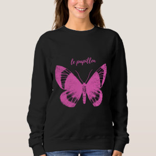 Sweatshirt Papillon Papillon Papillon Tea Fitting Scoop