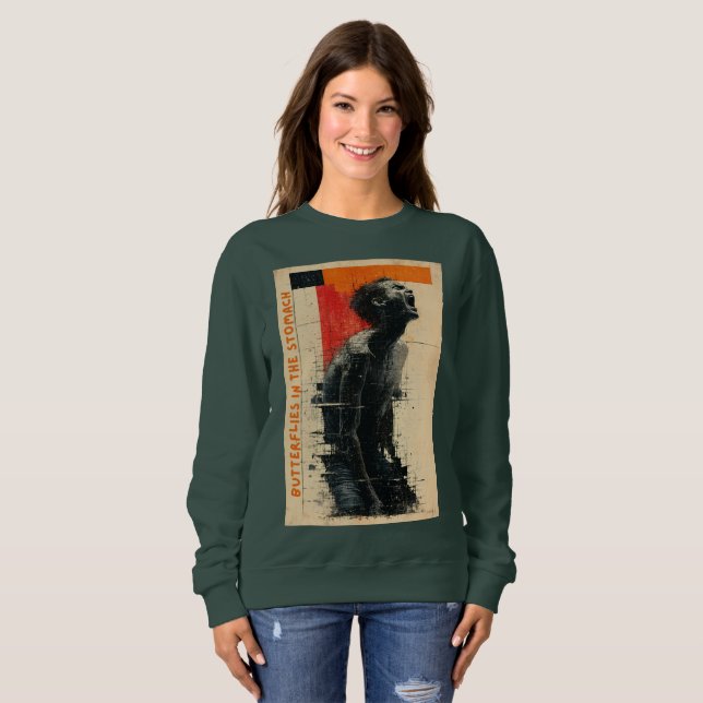 Sweatshirt Papillons dans l'estomac - Edition limitée (4) (Devant entier)
