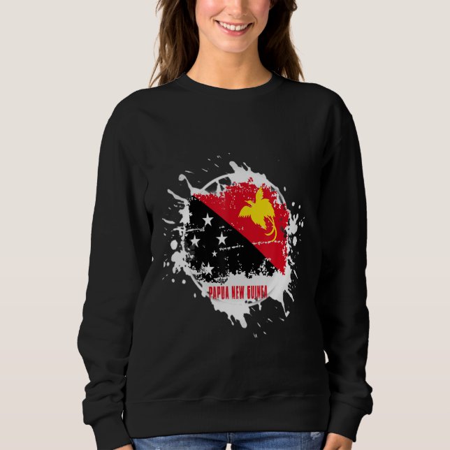 Sweatshirt Papua New Guinea Splash (Devant)