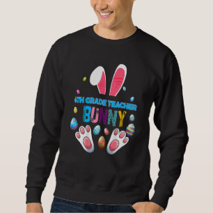 Sweatshirt Pâques Famille Correspondance Pastel Pâques Thé de