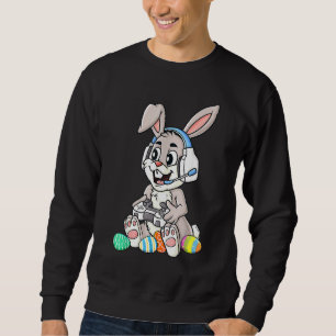 Sweatshirt Pâques Joueur Bunny Funny Oeufs Jouer Garçons Joue