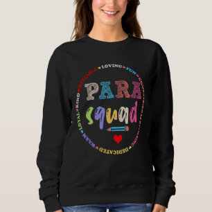 Sweatshirt Para Squad Genre Chaud Fiable Loisir Soin Amusant