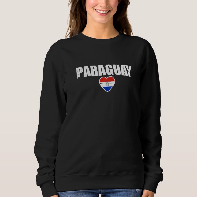 Sweatshirt Paraguay Proud Paraguayan Flag  1 (Devant)
