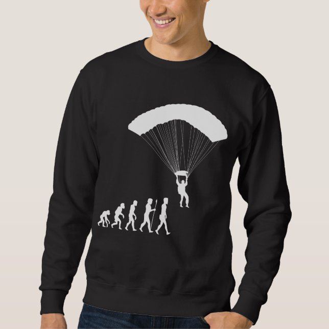 Sweatshirt Parapente Évolution Parachute Air Sport Skidier (Devant)