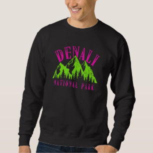 Sweatshirt Parc national de Denali Alaska Alaskan Vacat fauni