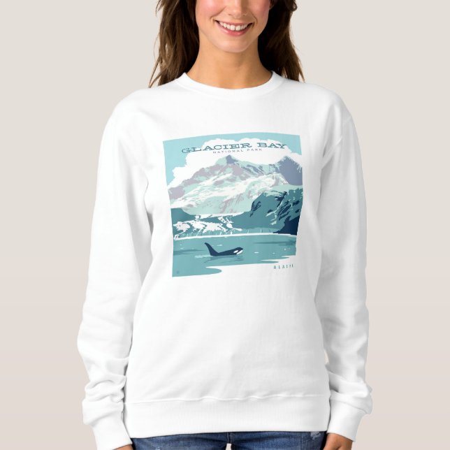 Sweatshirt Parc national de Glacier Bay | Orca (Devant)