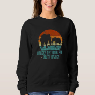 Sweatshirt Parc national de Kruger Afrique du Sud Elephants V