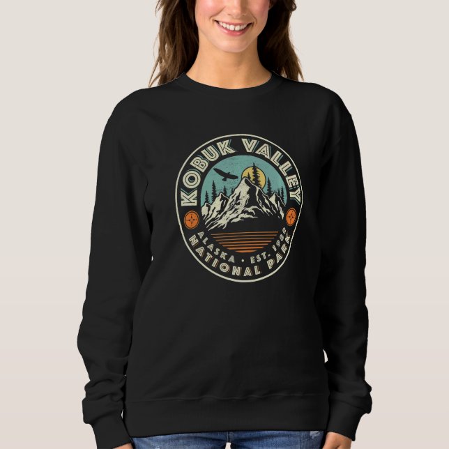 Sweatshirt Parc national de la vallée de Kobuk Alaska Tavel V (Devant)