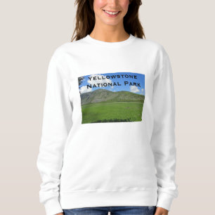Sweatshirt Parc national de Yellowstone Green Valley Photo