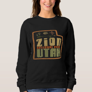 Sweatshirt Parc national de Zion NP Utah Camping Randonnée Va