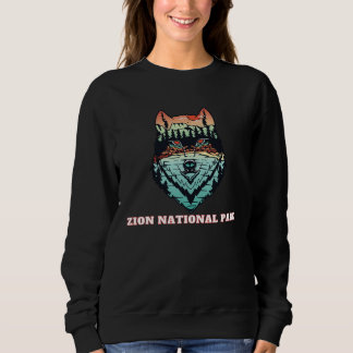 Sweatshirt Parc national de Zion Outdoor Wolf Randonnée Lac C