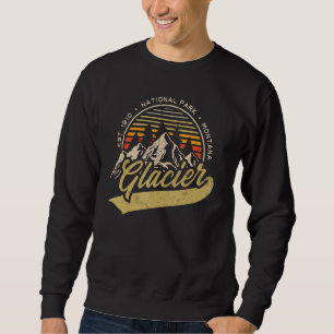 Sweatshirt Parc national des Glaciers Montana Mountains Explo