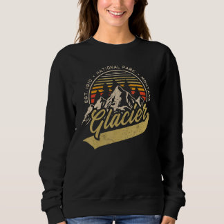 Sweatshirt Parc national des Glaciers Montana Mountains Explo