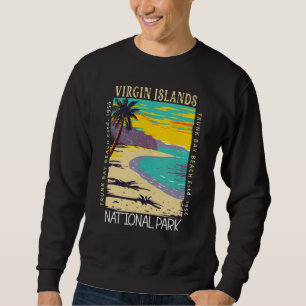 Sweatshirt Parc national des Îles Vierges Trunk Bay en état d