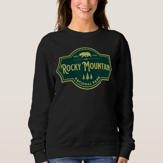 Sweatshirt Parc national des Rocheuses Colorado Ours naturel
