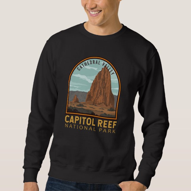 Sweatshirt Parc national du Capitol Reef Cathédrale Vallée Ré (Devant)