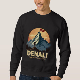 Sweatshirt Parc national du Denali vintage Montagnes de l'Ala