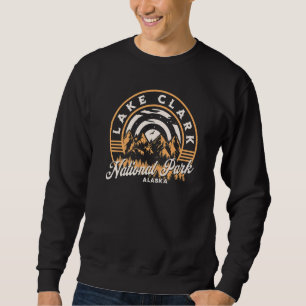 Sweatshirt Parc national du lac Clark Randonnée naturel de l'