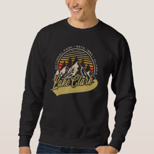 Sweatshirt Parc national Lake Clark Alaska Vintage Look 2
