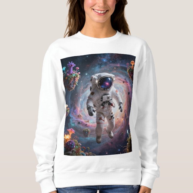 Sweatshirt Parcours stellaire – Voyage à travers l'univers´2 (Devant)