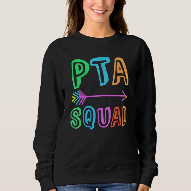 Sweatshirt Parents Teacher Association Team Children Supporte (Devant)