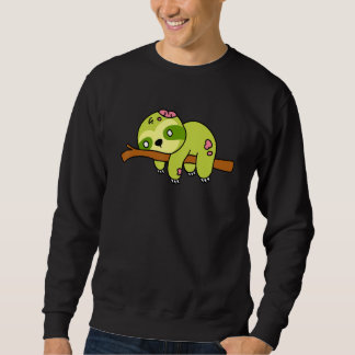 Sweatshirt Paresseux zombie graphique d'animal de Halloween m