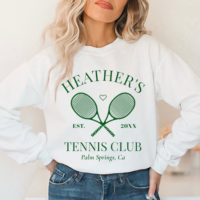 Sweatshirt Parfait Match Dernier Swing Tennis Club Bacheloret (Créateur téléchargé)