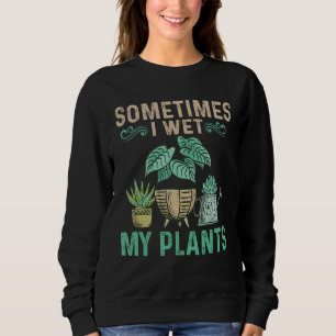 Sweatshirt Parfois J'Ai Vu Mes Fleurs De Jardin Plantes Jardi