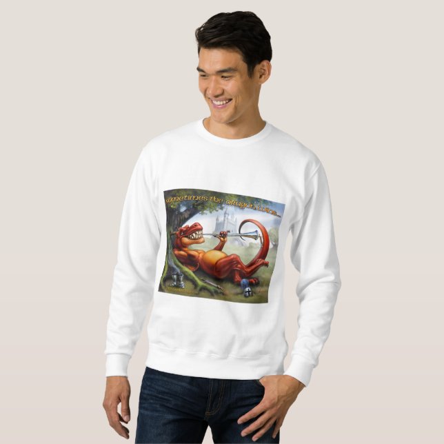 Sweatshirt Parfois le Dragon gagne (Devant entier)