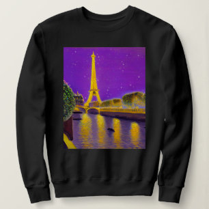 Sweatshirt Paris le long de la Seine sous les étoiles